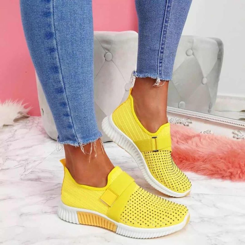 2023 Mesh Breathable Solid Shoes New Style Female Chaussure Femme Zapatos Mujer