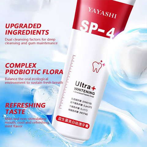 🔥2023 HOT SALE – YAYASHI SP-4TM Probiotic Whitening Toothpaste